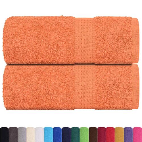 Håndklæder 2 stk. 30x30 cm 360 g/m2 100 % bomuld orange