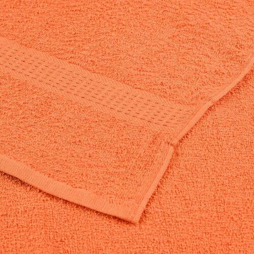 Håndklæder 4 stk. 30x30 cm 360 g/m2 100 % bomuld orange