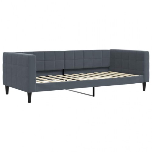 Daybed med udtræk og 2 skuffer 90 x 200 cm - mørkegrå