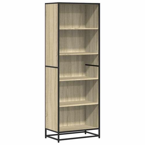 Bogreol 60x35x170,5 cm konstrueret træ sonoma-eg