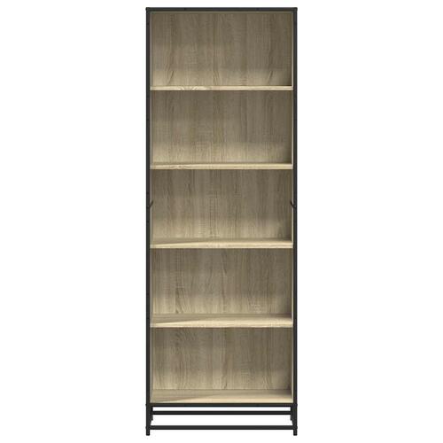 Bogreol 60x35x170,5 cm konstrueret træ sonoma-eg