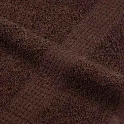Håndklæder 4 stk. 70x140 cm 360 g/m2 100 % bomuld brun
