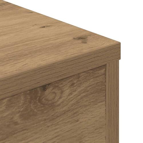 Sofabord 55x55x30 cm konstrueret træ kunsteg