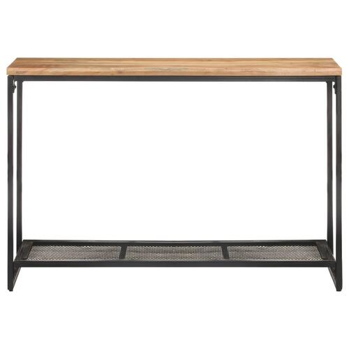 Konsolbord 110x35x75 cm massivt akacietræ
