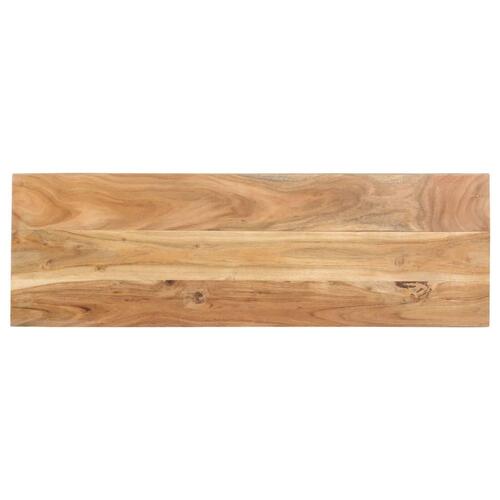 Konsolbord 110x35x75 cm massivt akacietræ