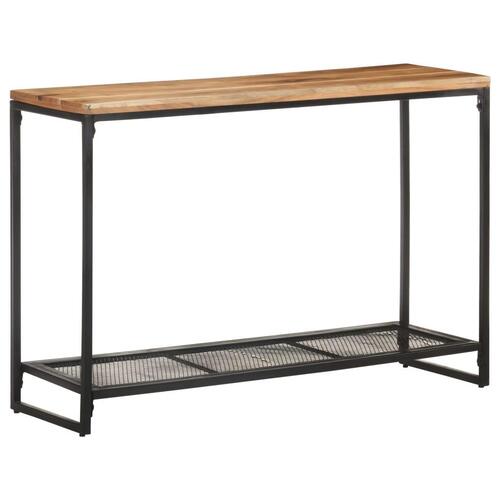 Konsolbord 110x35x75 cm massivt akacietræ