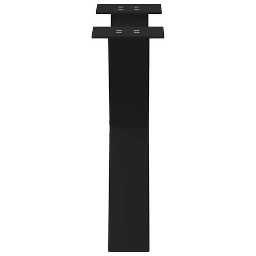 Sofabordben X-formet 2 stk 50x(42-43) cm stål sort