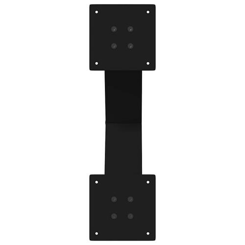 Sofabordben X-formet 2 stk 50x(42-43) cm stål sort