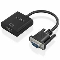 HDMI til VGA Aisens A115-0873 20 cm Sort
