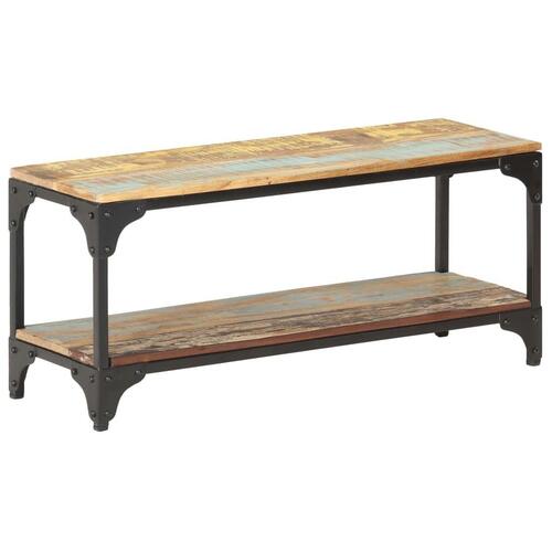 Sofabord 90x30x40 cm massivt genbrugstræ