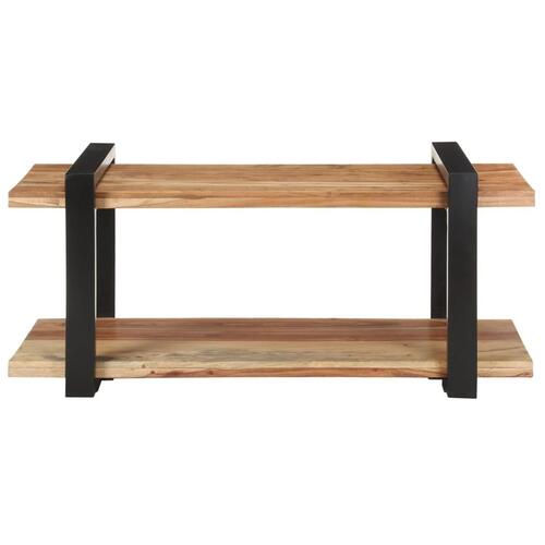 Tv-skab 90x40x40 cm massivt akacietræ
