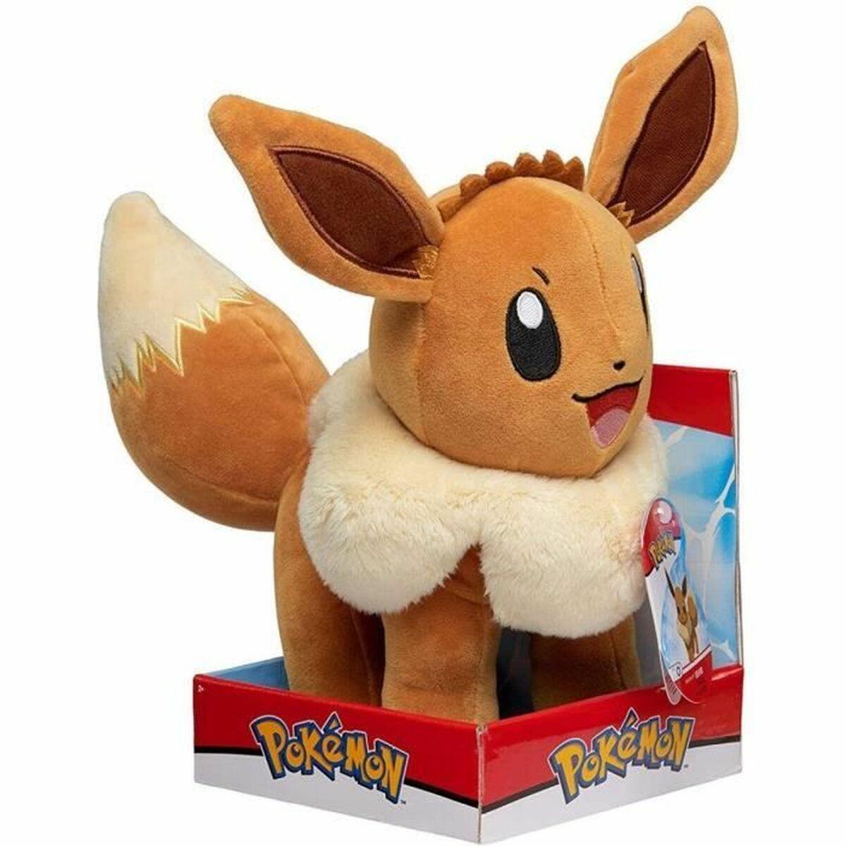 Pokémon Eevee bamse 30 cm - brun tøjdyr