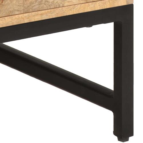 Sofabord 67x67x45 cm massivt mangotræ