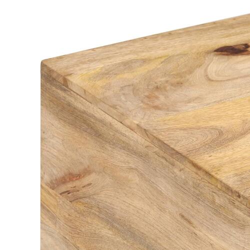 Sofabord 67x67x45 cm massivt mangotræ