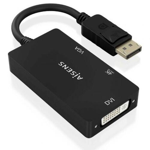 DisplayPort-kabel Aisens A125-0861 Sort 15 cm
