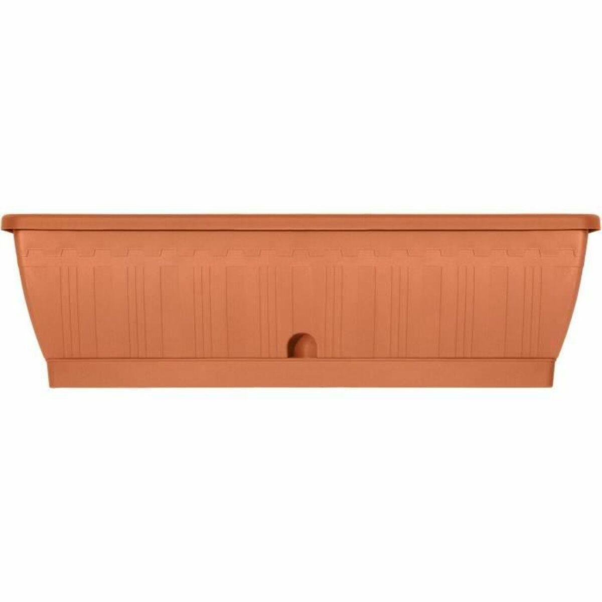 Garden ID selvvandende altankasse, terrakotta 60 cm