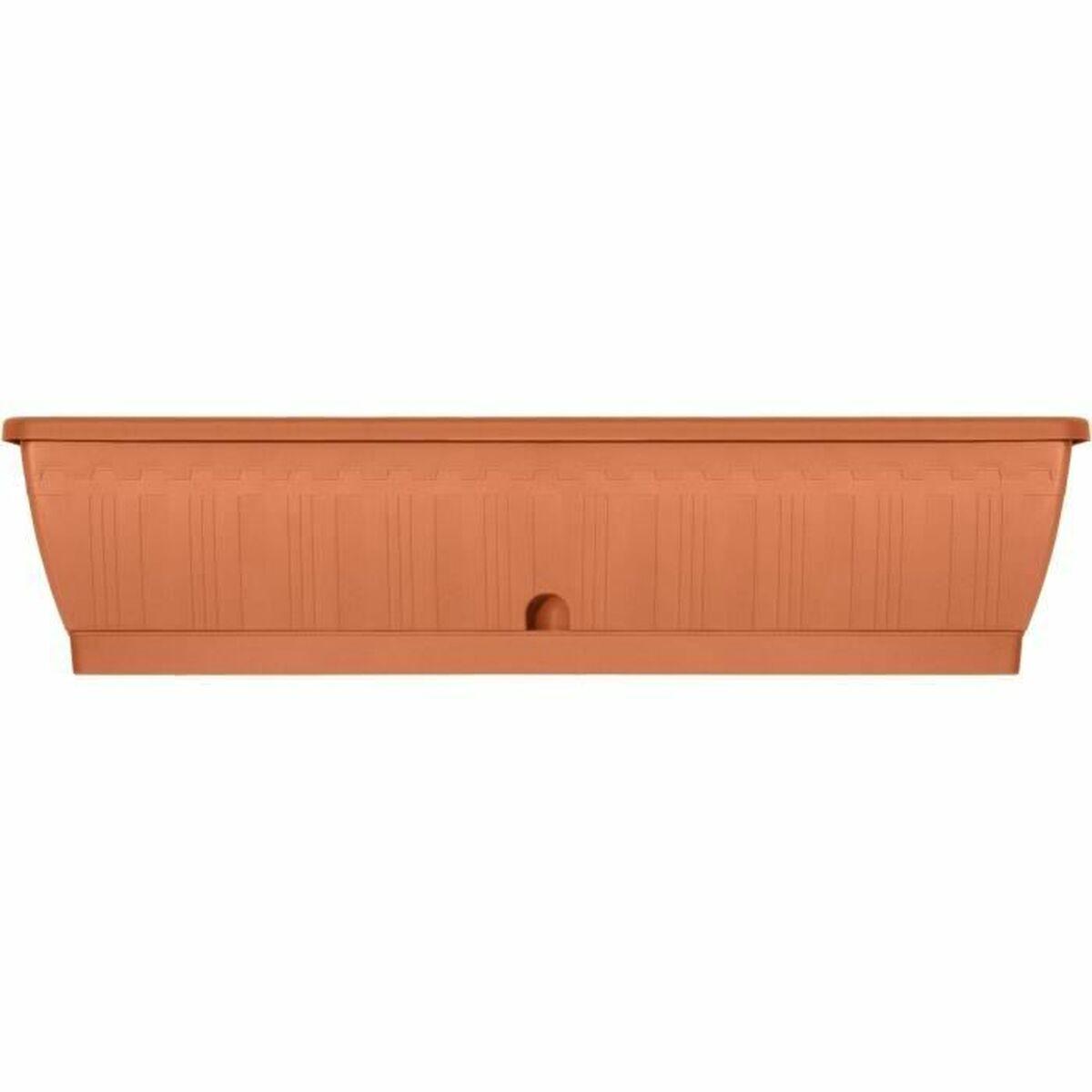 Garden ID selvvandende plantekasse - terrakotta, 80 cm