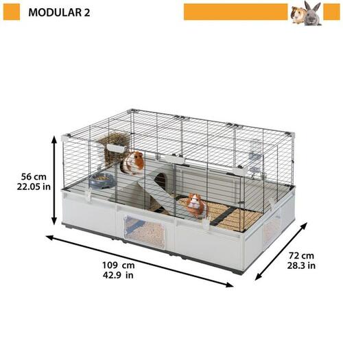 Bur Ferplast Metal Genbrugt plastik 109 x 72 x 56 cm