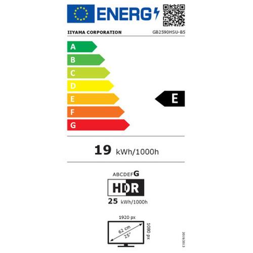 Skærm Iiyama Full HD 24,5" 240 Hz