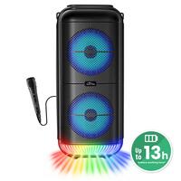 Transportable Bluetooth-højttalere Media Tech MT3183 Sort 50 W