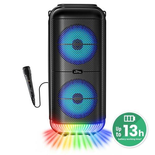 Transportable Bluetooth-højttalere Media Tech MT3183 Sort 50 W