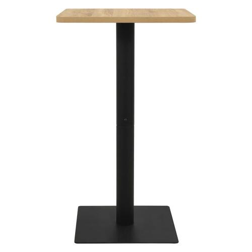 Bistrobord 70x70x107 cm egetræsfarvet