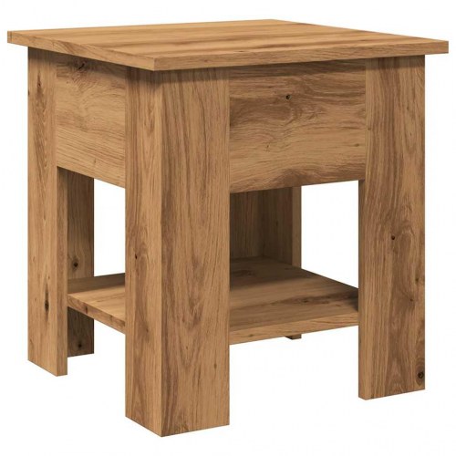 Sofabord 40×40×42 cm i konstrueret træ - kunsteg