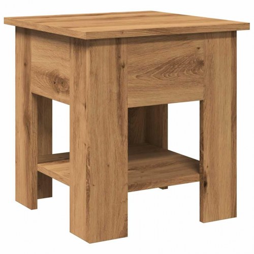Sofabord 40×40×42 cm i konstrueret træ - kunsteg