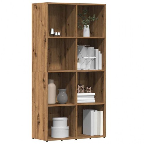 Bogskab / rumdeler 66 × 30 × 130 cm - konstrueret træ i kunsteg