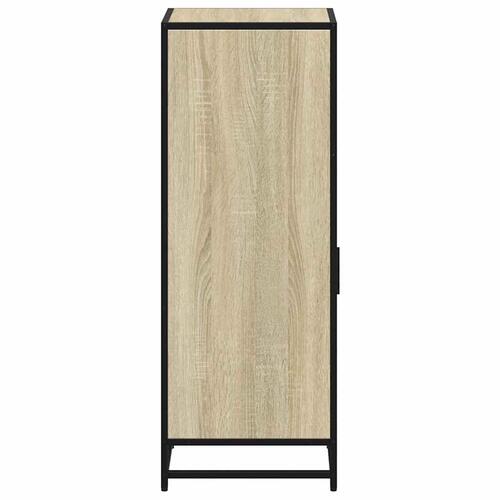 Badeværelsesskab 35x37,5x100 cm konstrueret træ sonoma-eg