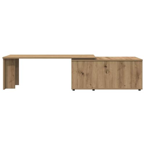 Sofabord 150x50x35 cm konstrueret træ kunsteg