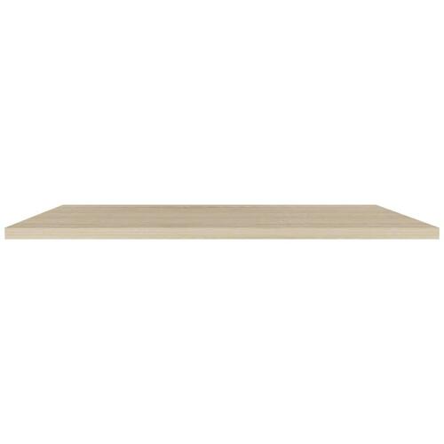 Væghylder 2 stk. 120x23,5x3,8 cm MDF egetræsfarve