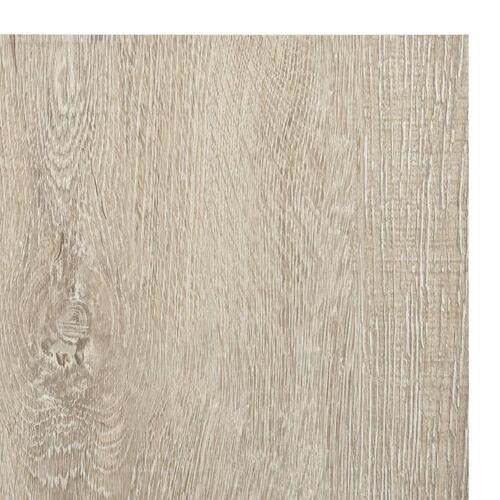 Selvklæbende gulvbrædder 55 stk. 5,11 m² PVC beige