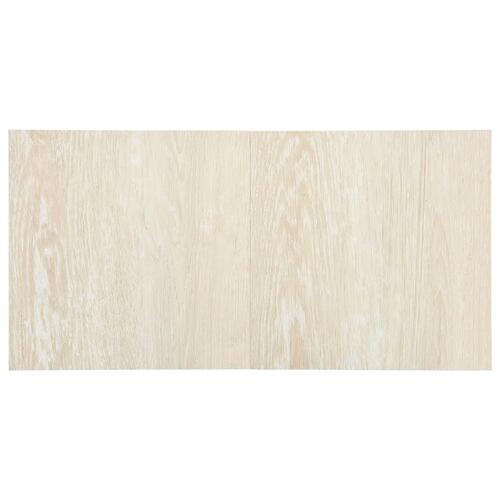 Selvklæbende gulvbrædder 55 stk. 5,11 m² PVC beige