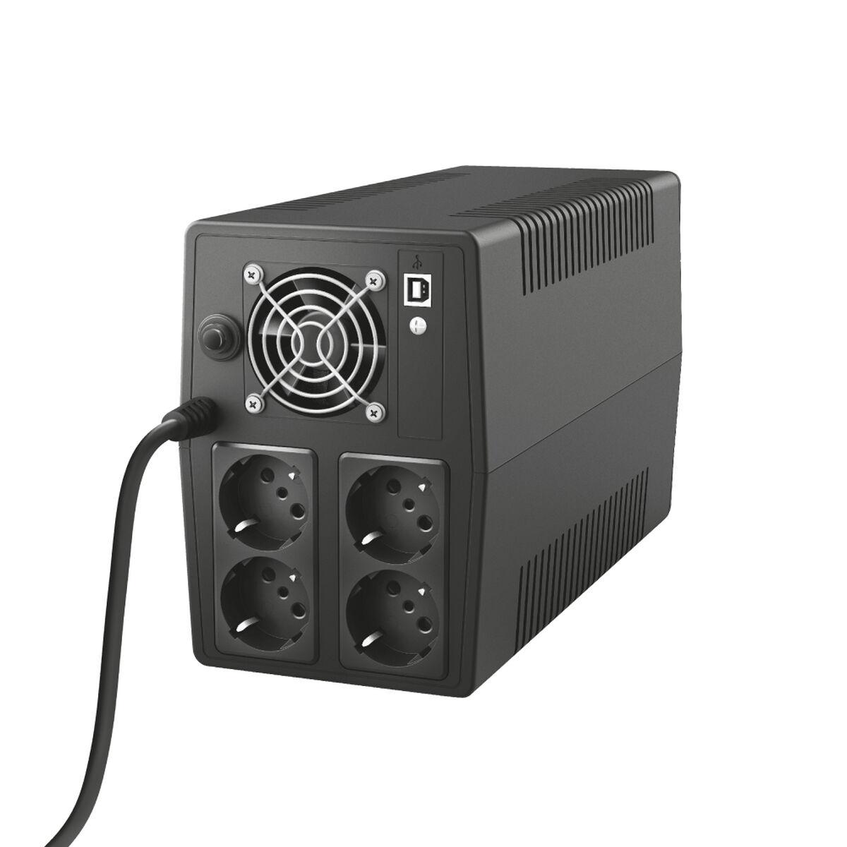 Trust Paxxon interaktiv UPS - 900 W tårn, 4x AC, USB