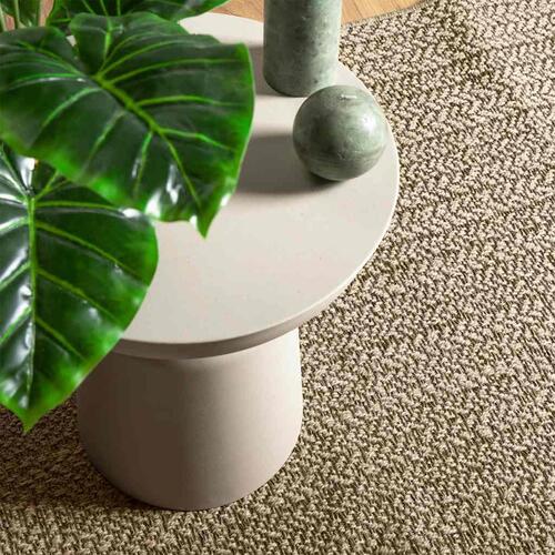 Gulvtæppe ZIZUR beige 140x200cm jute-look indendørs og udendørs