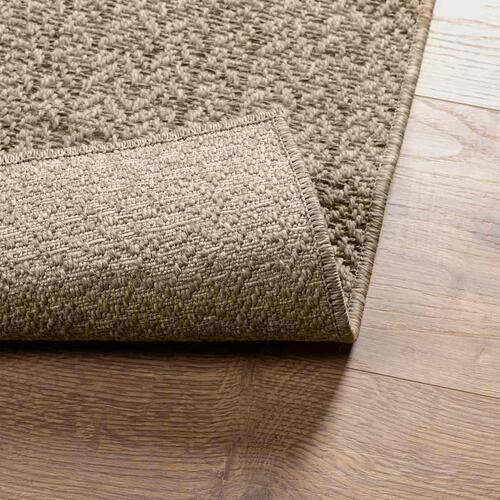 Gulvtæppe ZIZUR beige 140x200cm jute-look indendørs og udendørs
