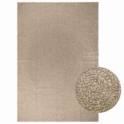 Gulvtæppe ZIZUR beige 200x290cm jute-look indendørs og udendørs