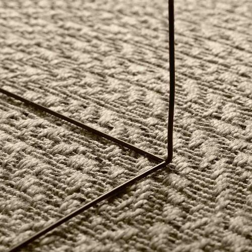 Gulvtæppe ZIZUR beige 100x200cm jute-look indendørs og udendørs