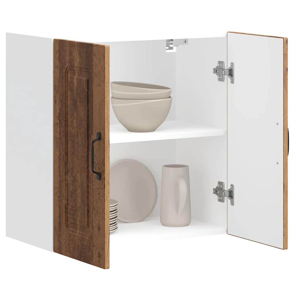 Køkkenvægskab Kalmar konstrueret træ antikt træ billede