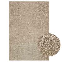 Gulvtæppe ZIZUR beige 140x200cm jute-look indendørs og udendørs