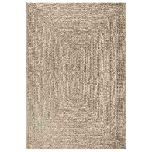 Gulvtæppe ZIZUR beige 200x290cm jute-look indendørs og udendørs