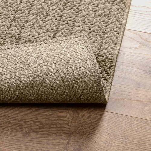 Gulvtæppe ZIZUR beige 120x170cm jute-look indendørs og udendørs
