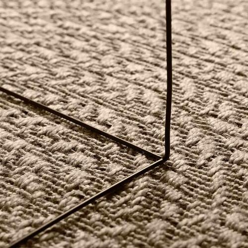 Gulvtæppe ZIZUR beige Ø 90 cm jute-look indendørs og udendørs