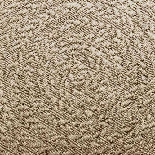 Gulvtæppe ZIZUR beige Ø 90 cm jute-look indendørs og udendørs