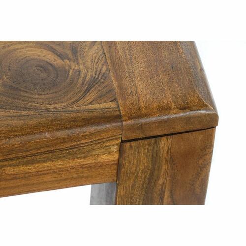 Sofabord 110 x 60 x 36 cm Træ Brun Plastik Akacie