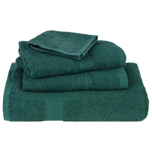 Badehåndklæder 2 stk. 100x150cm 360g/m2 100% bomuld grøn