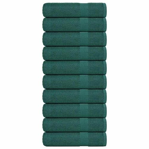 Badehåndklæder 10stk. 100x150cm 360g/m2 100% bomuld grøn