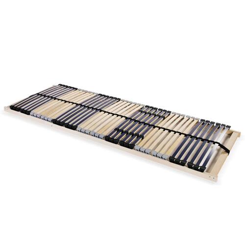 Lamelbund til seng med 42 lameller 7 zoner 80 x 200 cm