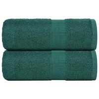 Gæstehåndklæder 2 stk. 30x50 cm 360 g/m2 100 % bomuld grøn